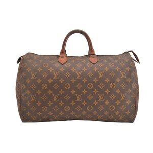 Louis Vuitton Classic Monogram Tan Duffel Bag